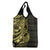 Yellow Couple Dolphins Maori Polynesian Style Grocery Bag