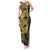 Yellow Couple Dolphins Maori Polynesian Style Tank Maxi Dress