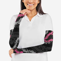 Guam Bougainvillea Lei Arm Sleeves Chamorro Tribal Pattern LT9 - Polynesian Pride