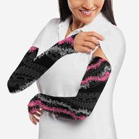 Guam Bougainvillea Lei Arm Sleeves Chamorro Tribal Pattern LT9 - Polynesian Pride
