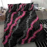 Guam Bougainvillea Lei Bedding Set Chamorro Tribal Pattern LT9 - Polynesian Pride