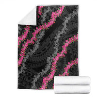 Guam Bougainvillea Lei Blanket Chamorro Tribal Pattern LT9 - Polynesian Pride