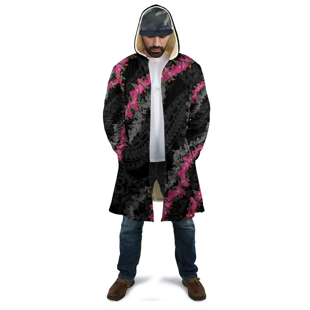Guam Bougainvillea Lei Cloak Chamorro Tribal Pattern LT9 - Polynesian Pride