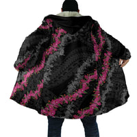 Guam Bougainvillea Lei Cloak Chamorro Tribal Pattern LT9 - Polynesian Pride