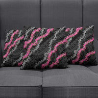 Guam Bougainvillea Lei Pillow Cover Chamorro Tribal Pattern LT9 - Polynesian Pride