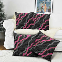 Guam Bougainvillea Lei Pillow Cover Chamorro Tribal Pattern LT9 - Polynesian Pride
