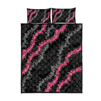 Guam Bougainvillea Lei Quilt Bed Set Chamorro Tribal Pattern LT9 - Polynesian Pride