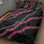 Guam Bougainvillea Lei Quilt Bed Set Chamorro Tribal Pattern