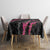 Guam Bougainvillea Lei Tablecloth Chamorro Tribal Pattern