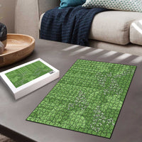 Hawaii Molokai Island Kukui Nut Flowers Puzzle Tribal Kakau Pattern LT9 - Polynesian Pride
