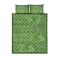 Hawaii Molokai Island Kukui Nut Flowers Quilt Bed Set Tribal Kakau Pattern LT9 - Polynesian Pride