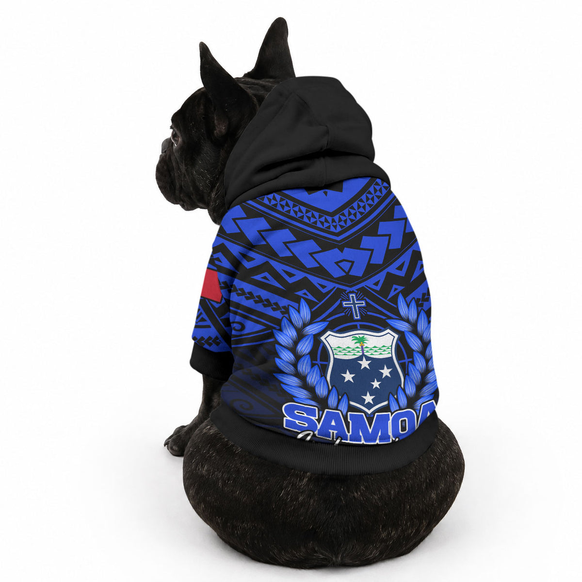 Samoa Independence Day Pet Hoodie Ulafa Polynesian Unique Blue No1 LT9 - Polynesian Pride