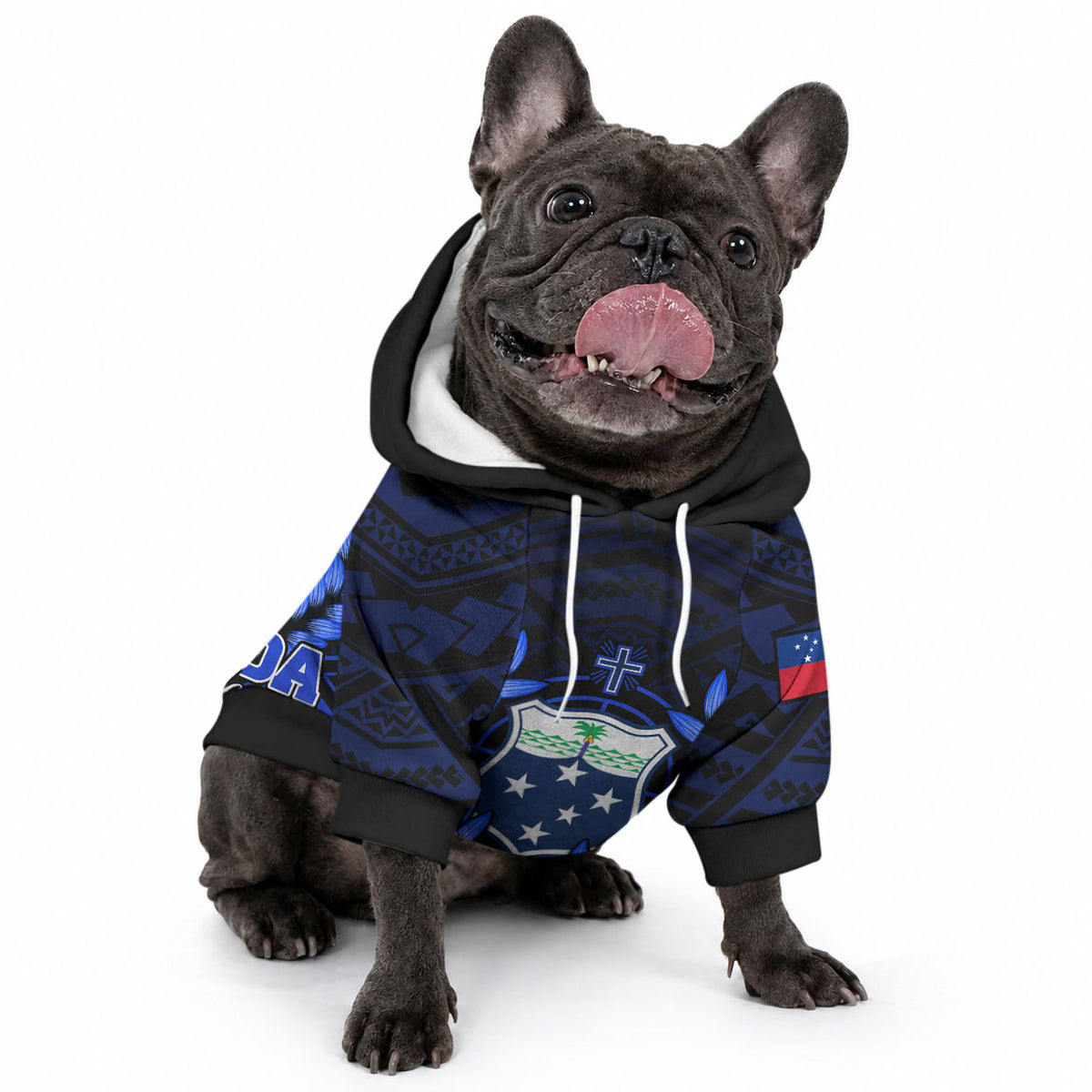 Samoa Independence Day Pet Hoodie Ulafa Polynesian Unique Blue No2 LT9 - Polynesian Pride