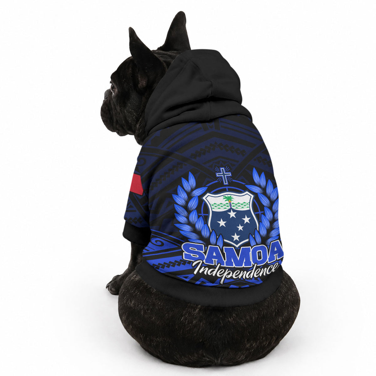 Samoa Independence Day Pet Hoodie Ulafa Polynesian Unique Blue No2 LT9 - Polynesian Pride