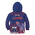 Custom Samoa 1962 Independence Day Custom Kid Hoodie Manuia le Aso Tuto'atasi Ula Nifo Blue Art