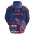 Custom Samoa 1962 Independence Day Custom Zip Hoodie Manuia le Aso Tuto'atasi Ula Nifo Blue Art