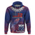 Custom Samoa 1962 Independence Day Custom Zip Hoodie Manuia le Aso Tuto'atasi Ula Nifo Blue Art