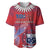 Custom Samoa 1962 Independence Day Custom Baseball Jersey Manuia le Aso Tuto'atasi Ula Nifo Red Art