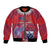 Custom Samoa 1962 Independence Day Custom Bomber Jacket Manuia le Aso Tuto'atasi Ula Nifo Red Art