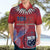 Custom Samoa 1962 Independence Day Custom Hawaiian Shirt Manuia le Aso Tuto'atasi Ula Nifo Red Art