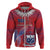 Custom Samoa 1962 Independence Day Custom Hoodie Manuia le Aso Tuto'atasi Ula Nifo Red Art