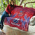 Custom Samoa 1962 Independence Day Custom Quilt Manuia le Aso Tuto'atasi Ula Nifo Red Art