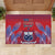 Custom Samoa 1962 Independence Day Custom Rubber Doormat Manuia le Aso Tuto'atasi Ula Nifo Red Art