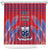 Custom Samoa 1962 Independence Day Custom Shower Curtain Manuia le Aso Tuto'atasi Ula Nifo Red Art