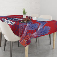 Custom Samoa 1962 Independence Day Custom Tablecloth Manuia le Aso Tuto'atasi Ula Nifo Red Art LT9 - Polynesian Pride