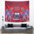 Custom Samoa 1962 Independence Day Custom Tapestry Manuia le Aso Tuto'atasi Ula Nifo Red Art