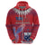 Custom Samoa 1962 Independence Day Custom Zip Hoodie Manuia le Aso Tuto'atasi Ula Nifo Red Art