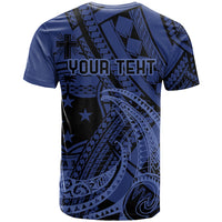 Custom Samoa 62nd Manuia le Aso Tuto'atasi T Shirt Samoan Tatau Blue Art LT9 - Polynesian Pride