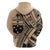 Custom Samoa Manuia le 62 Tausaga O le Tuto’atasi Hoodie Samoan Tatau Beige Art