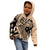 Custom Samoa Manuia le 62 Tausaga O le Tuto’atasi Kid Hoodie Samoan Tatau Beige Art