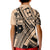 Custom Samoa Manuia le 62 Tausaga O le Tuto’atasi Kid Polo Shirt Samoan Tatau Beige Art