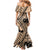 Custom Samoa Manuia le 62 Tausaga O le Tuto’atasi Mermaid Dress Samoan Tatau Beige Art