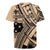 Custom Samoa Manuia le 62 Tausaga O le Tuto’atasi Rugby Jersey Samoan Tatau Beige Art