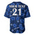 (Custom Text And Number) Manu Samoa Rugby Baseball Jersey Polynesian Style With Hibiscus LT9 - Polynesian Pride