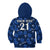 (Custom Text And Number) Manu Samoa Rugby Kid Hoodie Polynesian Style With Hibiscus LT9 - Polynesian Pride