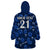 (Custom Text And Number) Manu Samoa Rugby Wearable Blanket Hoodie Polynesian Style With Hibiscus LT9 - Polynesian Pride