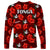 Tonga Rugby Long Sleeve Shirt Polynesian Style With Hibiscus LT9 - Polynesian Pride