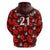 (Custom Text and Number) Tonga Rugby Hoodie Polynesian Style With Hibiscus LT9 - Polynesian Pride