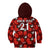 (Custom Text And Number) Tonga Rugby Kid Hoodie Polynesian Style With Hibiscus LT9 - Polynesian Pride