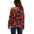 Polynesian Pride Hawaii Style With Hibiscus Off Shoulder Sweater Black LT9 - Polynesian Pride