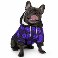 Polynesian Pride Hawaii Style With Hibiscus Pet Hoodie Blue LT9 - Polynesian Pride