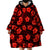 Polynesian Pride Hawaii Style With Hibiscus Wearable Blanket Hoodie Red LT9 - Polynesian Pride