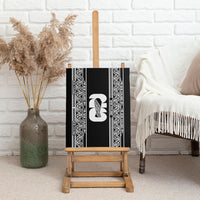 New Zealand Football White Fern Supporter Canvas Wall Art LT9 - Polynesian Pride
