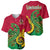 Vanuatu Islands Baseball Jersey Polynesian Tattoo and Sea Turtle LT9 - Polynesian Pride