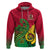 Custom Vanuatu Islands Hoodie Polynesian Tattoo and Sea Turtle LT9 Pullover Hoodie Green - Polynesian Pride