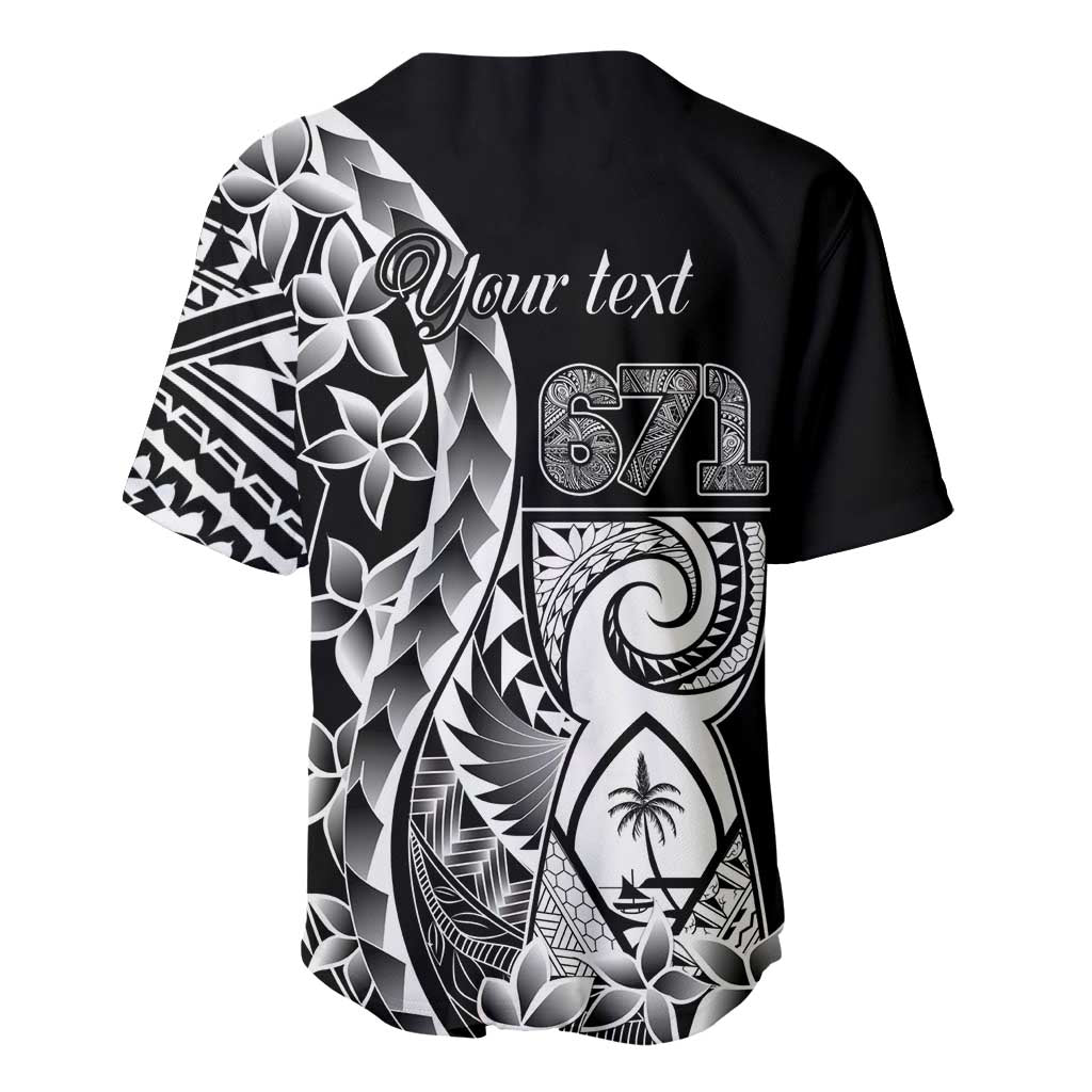 671 Guam Personalised Baseball Jersey Latte Stone Tribal LT9 - Polynesian Pride